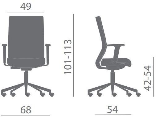 Kastel Стул для руководителя с высокой спинкой Karma sun-id-1488354 - Вид №8