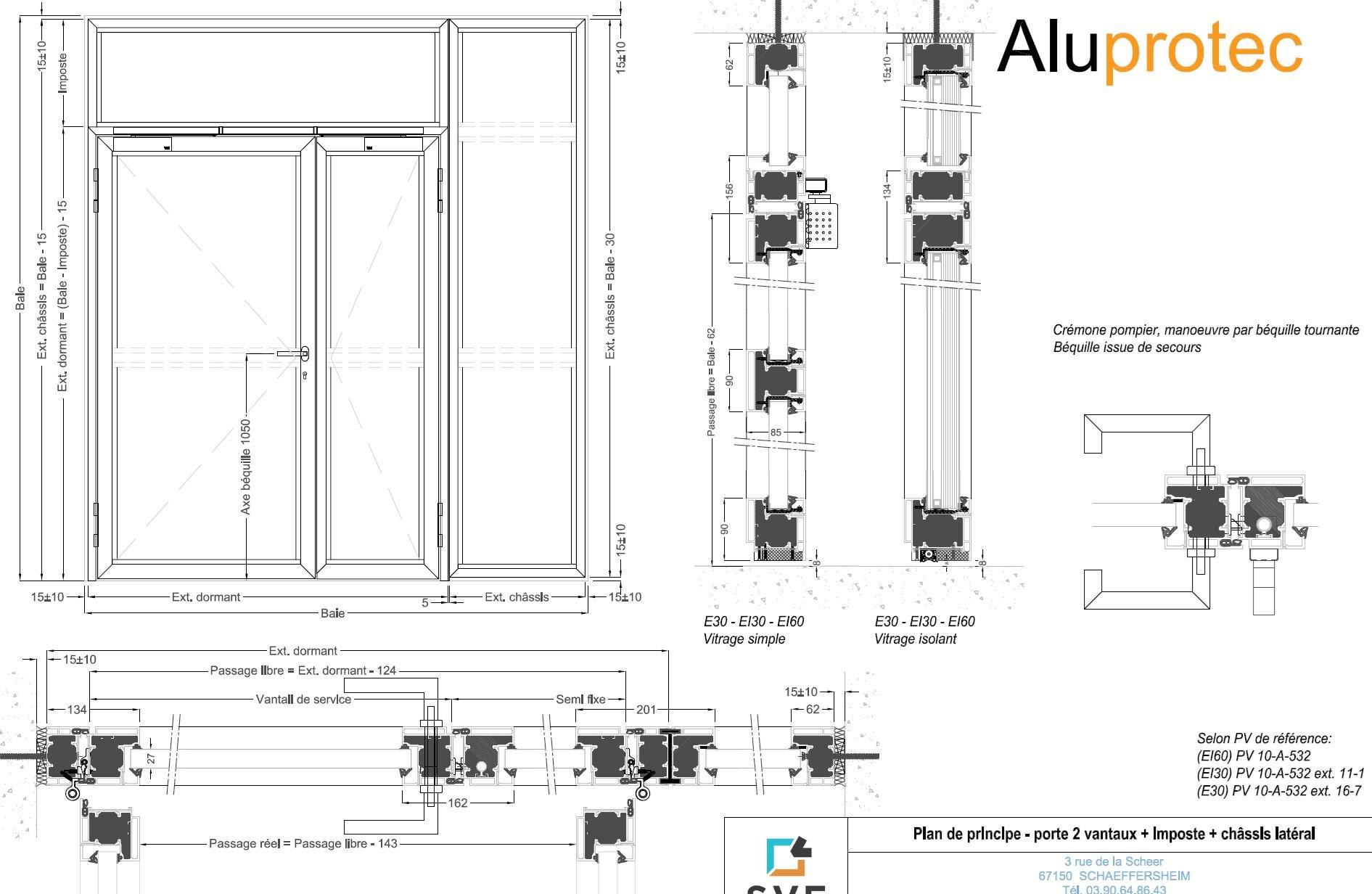 SVF Пожарный выход Aluprotec Aluprotec-bp2v-i-dad - Вид №8
