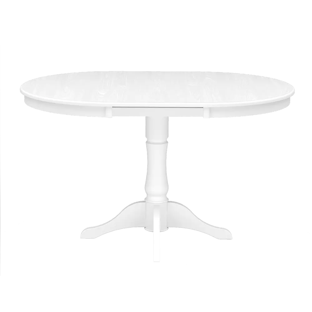 Стол кухонный Delinia Версаль раскладной 90-130x90 см круг МДФ цвет белый STLM-2044280 - Вид №4