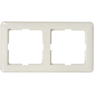 Двухместная рамка SYSTEME ELECTRIC W59 для розеток и выключателей 18799164