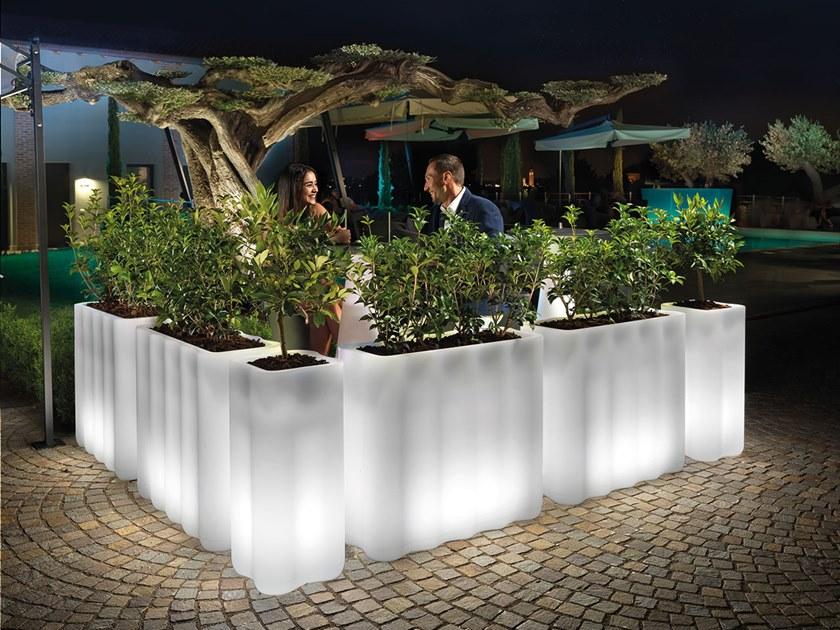 Lyxo Design Высокие прямоугольные кашпо из полиэтилена sun-id-1503471 - Вид №1