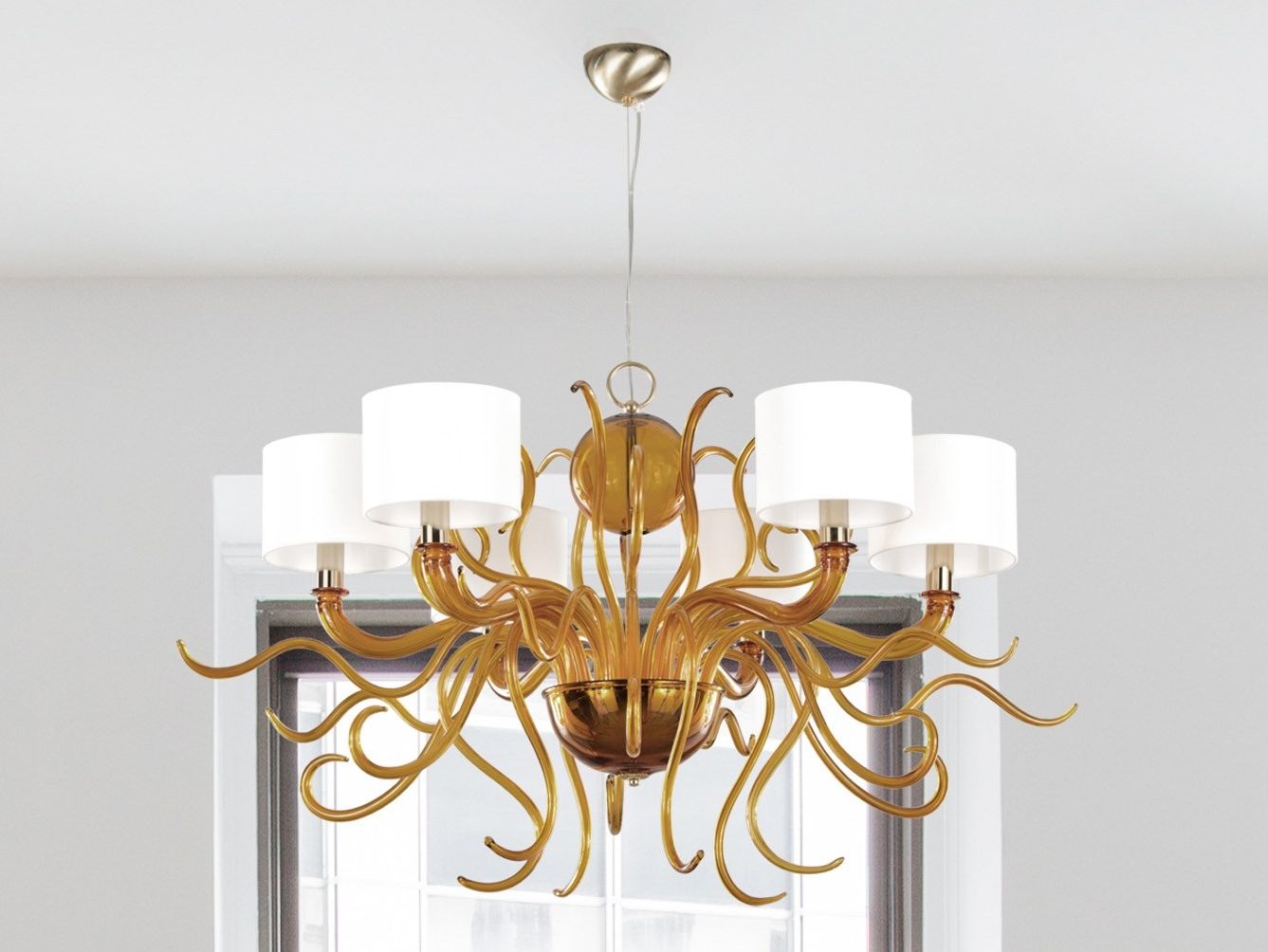 Люстра ручной работы из муранского стекла MULTIFORME Tourbillon ARCH-00071997 - Вид №1