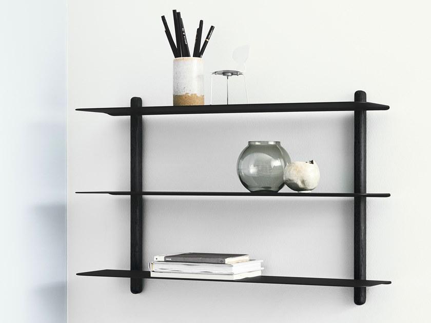 Gejst Настенный книжный шкаф из стали и дерева Nivo 20100 - Вид №3