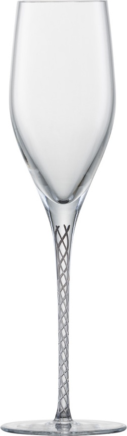 10668287 Zwiesel 1872 Набор бокалов для шампанского Zwiesel Glass "Спирит" 254мл 2шт п/к (графит) Стекло 