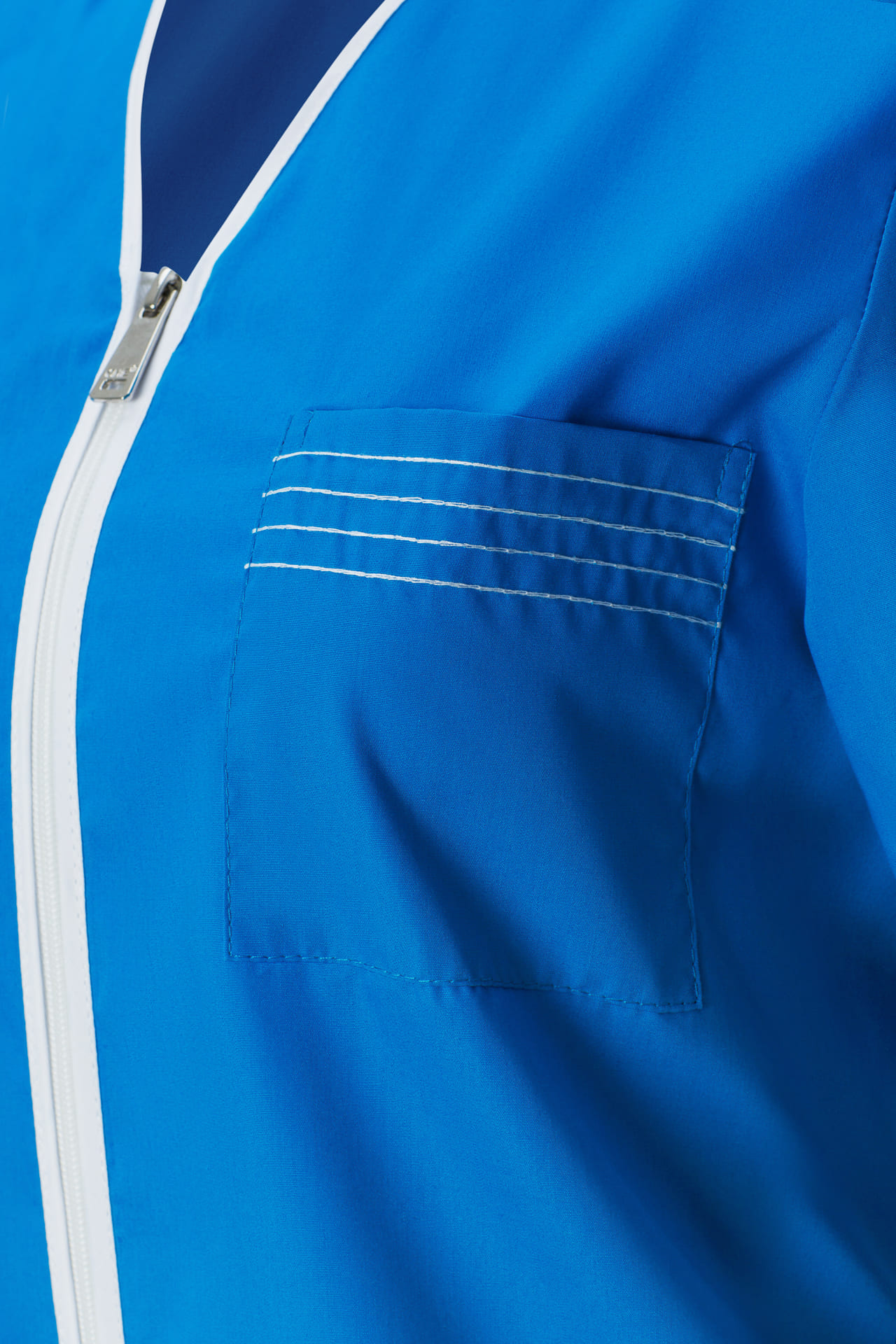 66180 Куртка "Сервис" темно-голубая  Медицинская одежда  размер 48/158-164 Спецодежда  - Вид №2