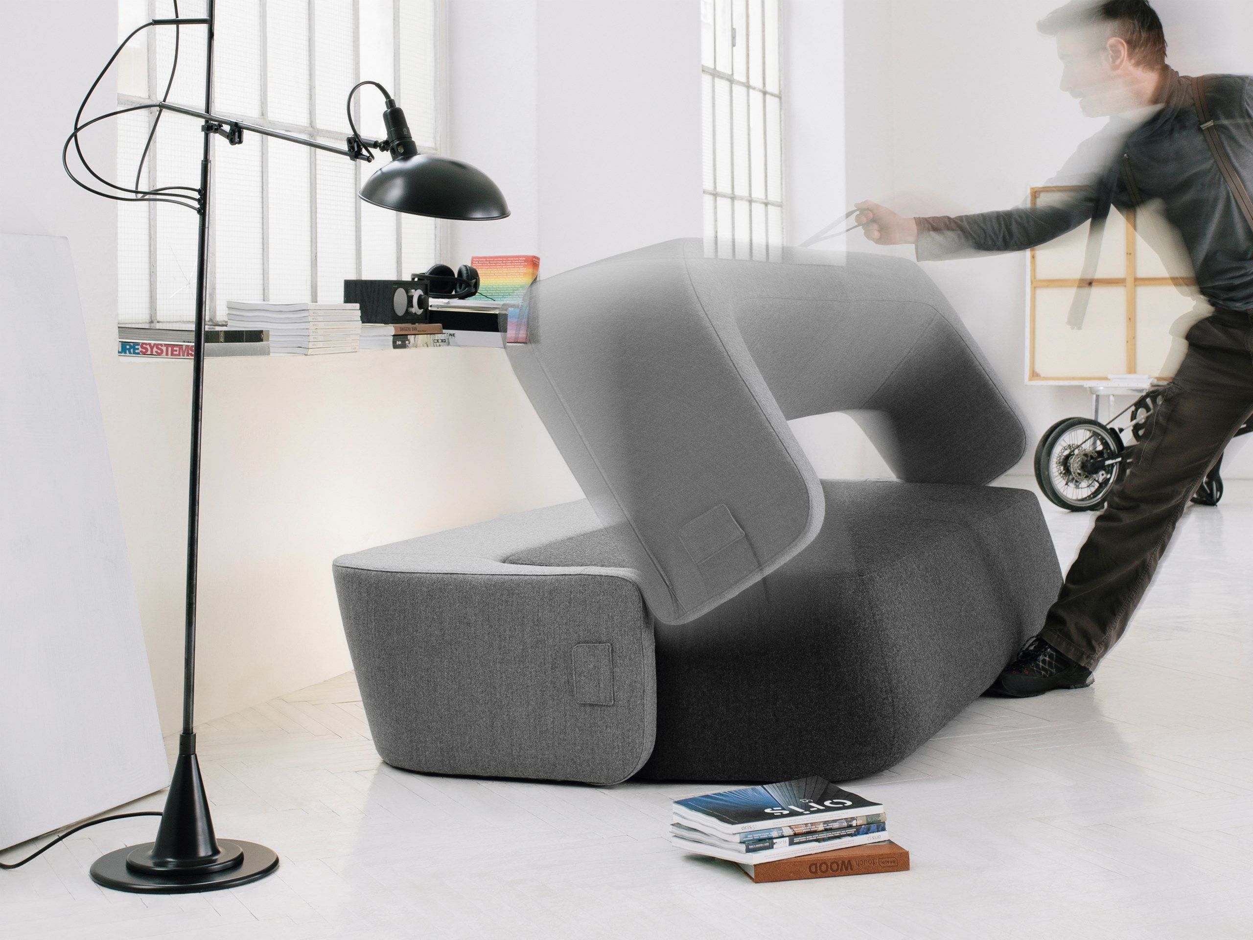 Диван-кровать из ткани prostoria Revolve ARCH-00097115 - Вид №3