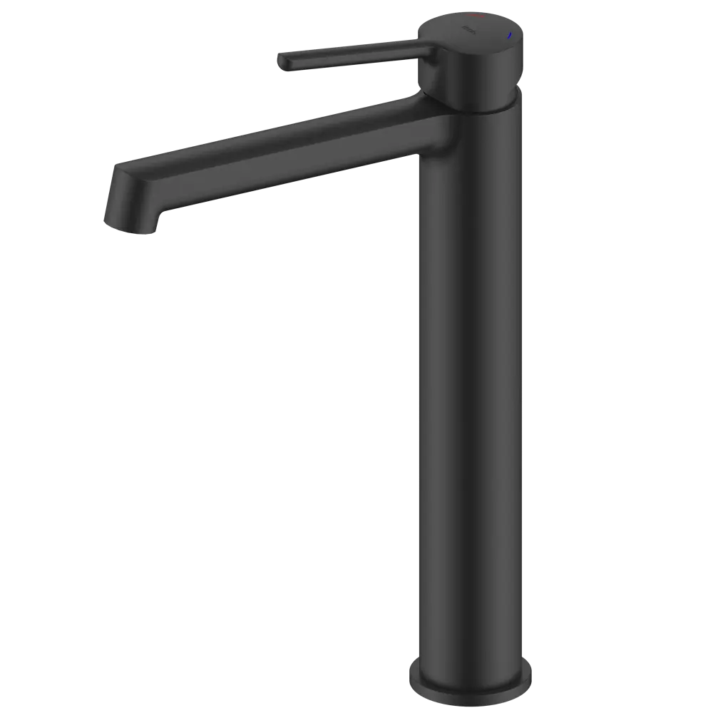 IDDIS Odda — высокий смеситель для раковины в матовом черном цвете 89348639 STLM-1582712