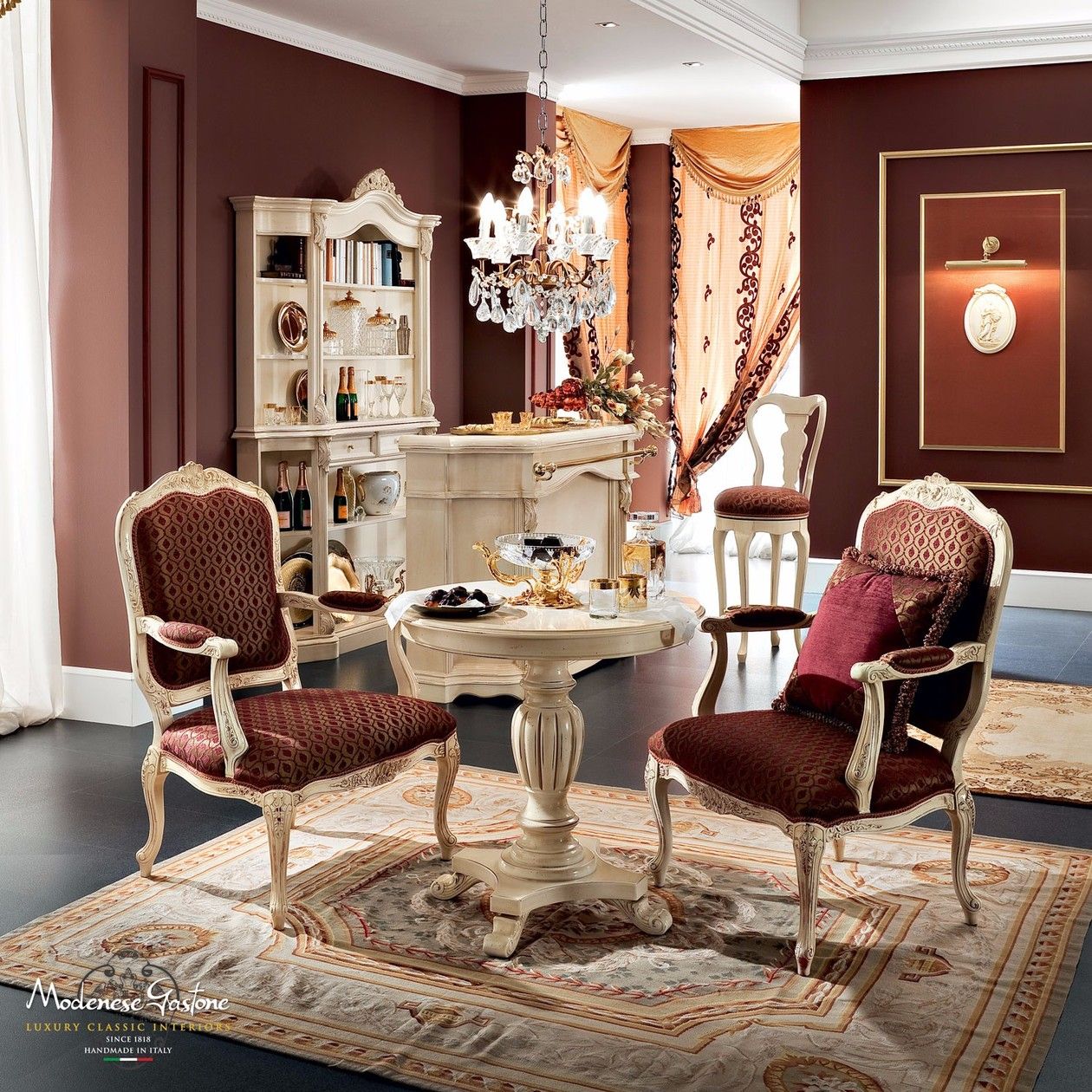 Круглый журнальный столик для гостиной Modenese Luxury Interiors Bella Vita ARCH-00065184 - Вид №1
