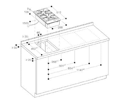 Газовая плита GAGGENAU Vario 200 ARCH-00054859 - Вид №2
