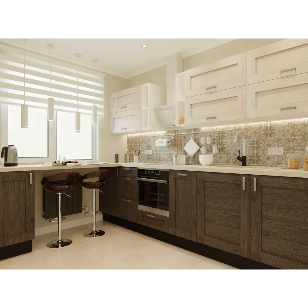 Керамогранит «Патч» 60x15 см 1.36 м2 цвет серый BELANI STLM-2016694 - Вид №7