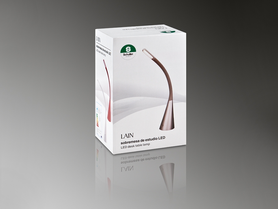 072614 Настольная лампа LED шампань Schuller Lain 