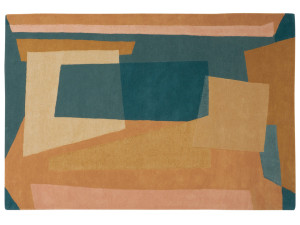 Прямоугольный ковер ручной работы из шерсти