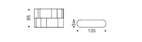 Двухсторонний книжный шкаф Cattelan italia FULHAM ARCH-00112741 - Вид №12