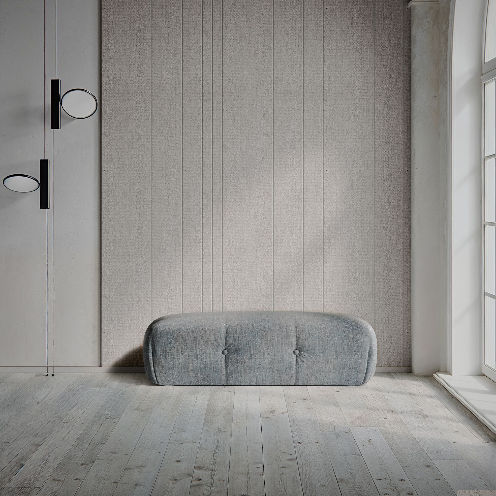 Мягкая скамейка из ткани Marianna Piccolo Gaia ARCH-00110886