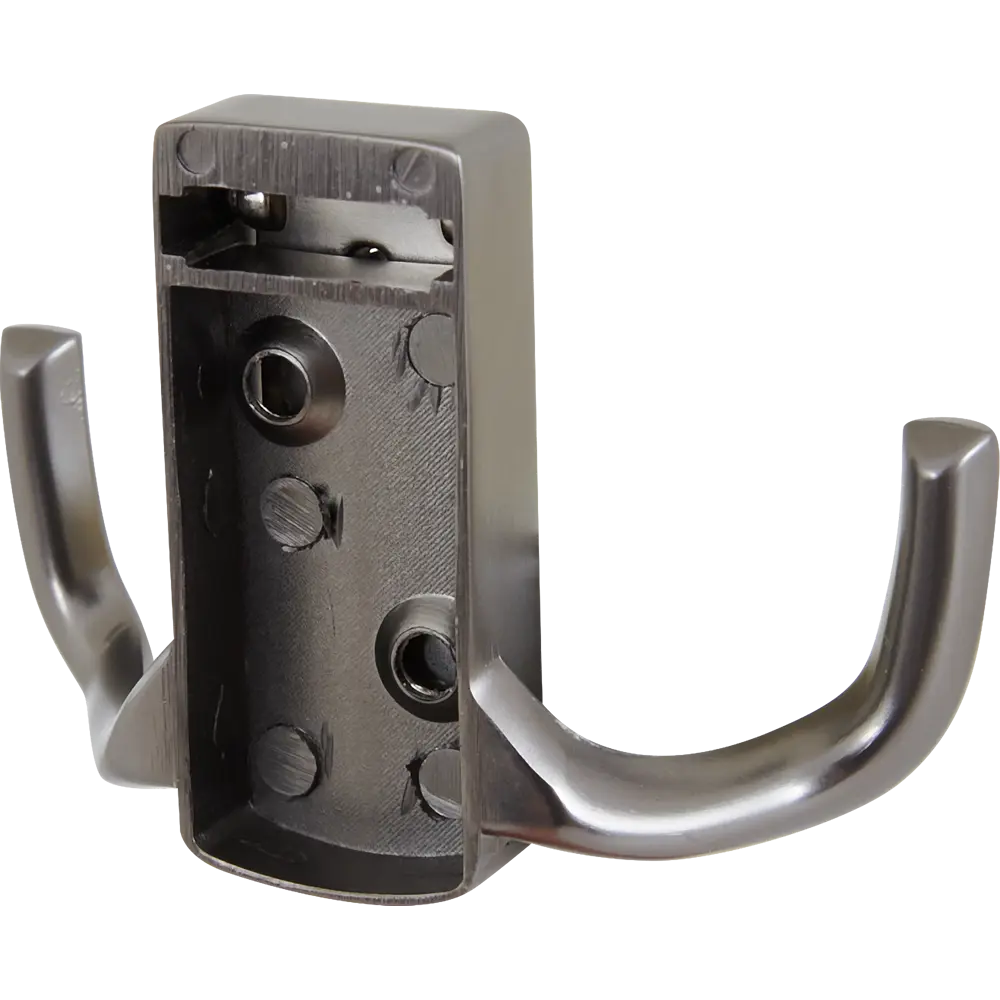 Крючок двухрожковый Jet 397 5.3 см до 8 кг цвет серый никель STLM-2186564 - Вид №1