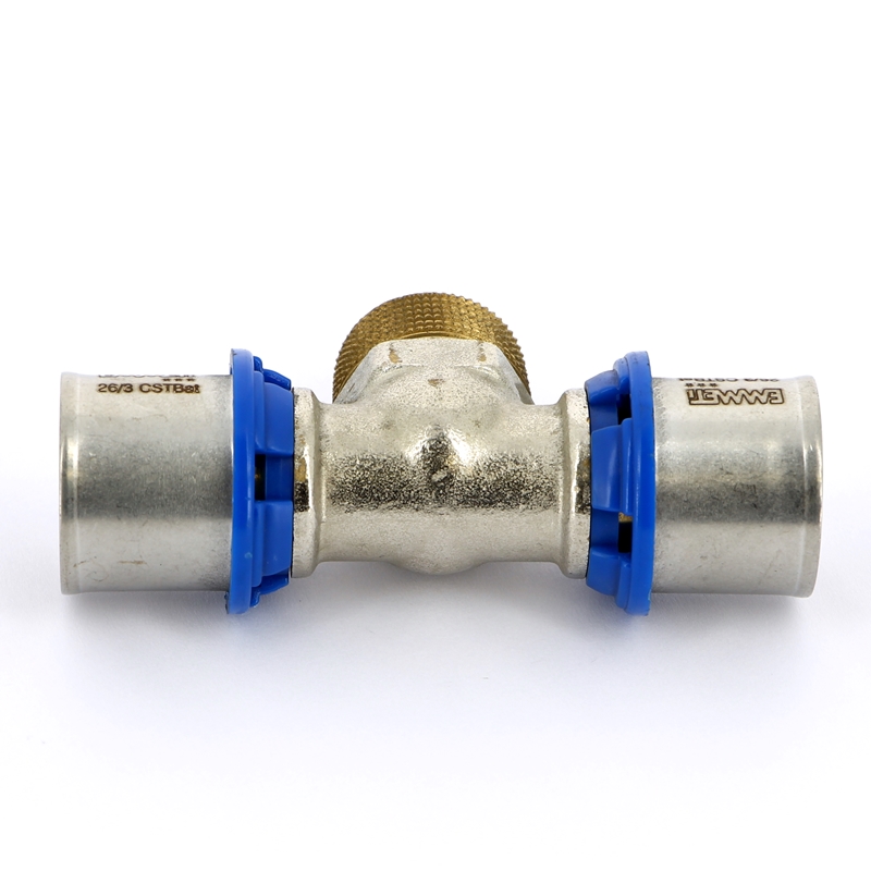 Тройник пресс-Н EMMETI 20х1/2"х20 28101414 - Вид №3