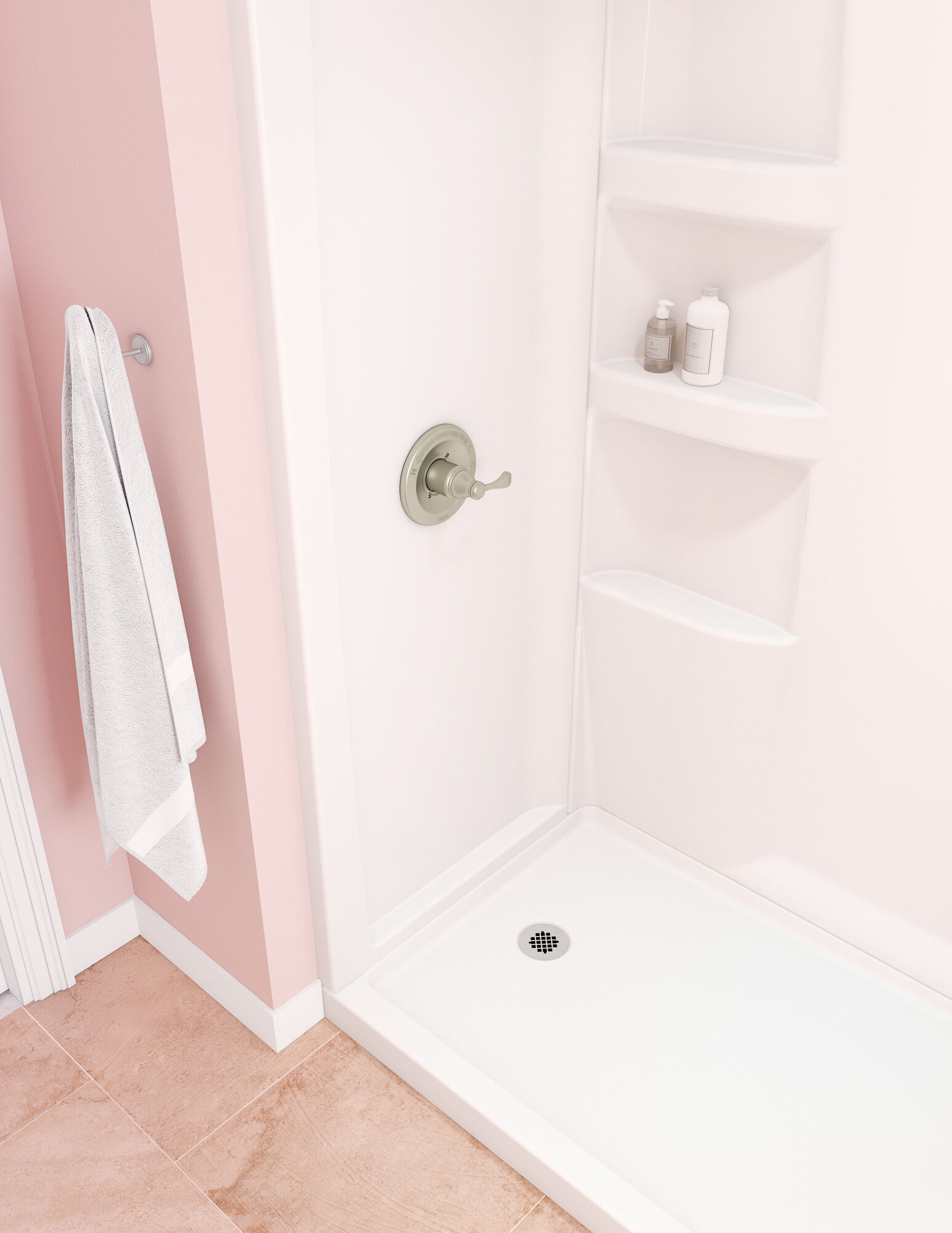 ProCrylic 60 дюймов x 32 дюйма душевая кабина Delta Faucet B67513-6032-WH - Вид №4