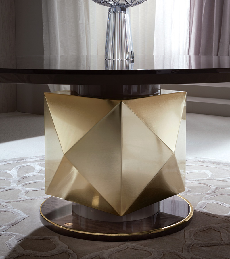 5825 Infinity круглый стол на металлическом основании - giorgio collection - Вид №1