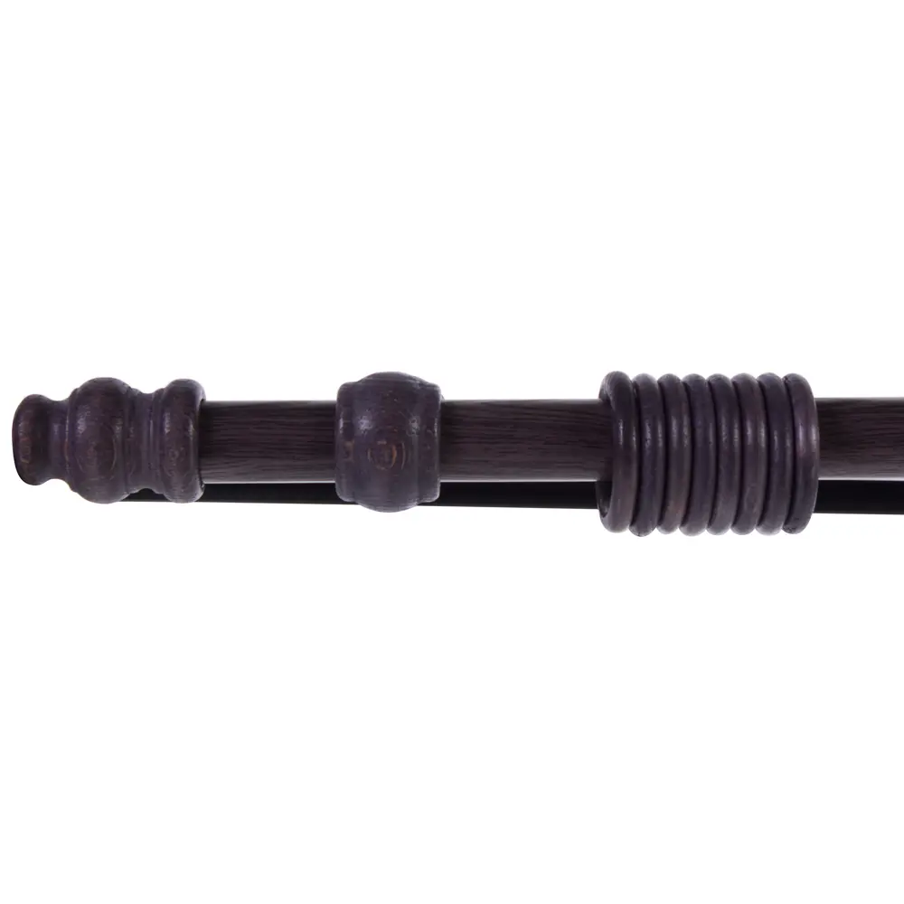 Santreyd: Двухрядный карниз венге 160 см с деревянными элементами 15099630 STLM-0005447 - Вид №1