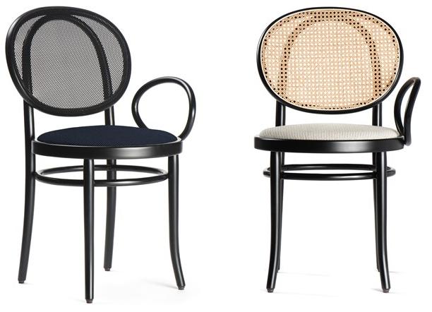 Wiener GTV Design Деревянный стул со спинкой из технической сетки и подлокотником N.0 sun-id-1422955 - Вид №4