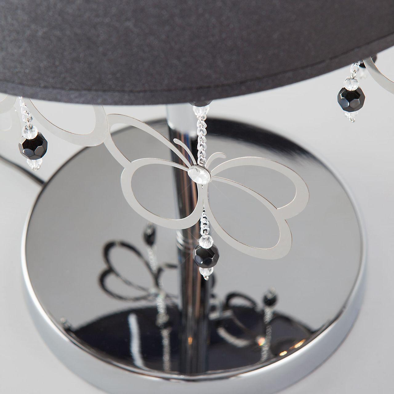 Настольная лампа Bogates Papillon 01094/1 BOGATES ИНТЕРЬЕРНЫЕ 194858 Прозрачный;черный  - Вид №2