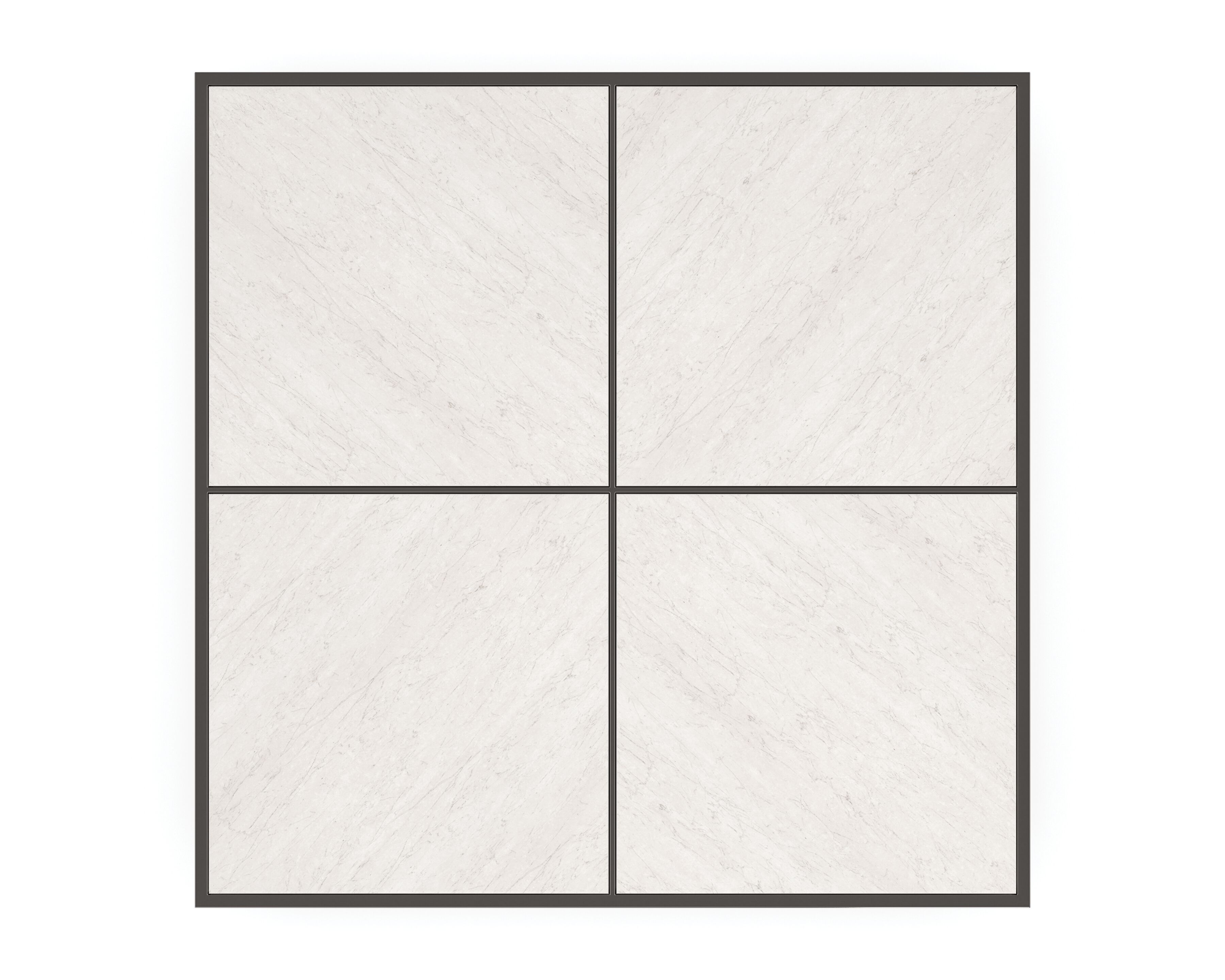 Квадратный журнальный столик из травертина Caracole CARTESIAN ARCH-00144882 - Вид №2