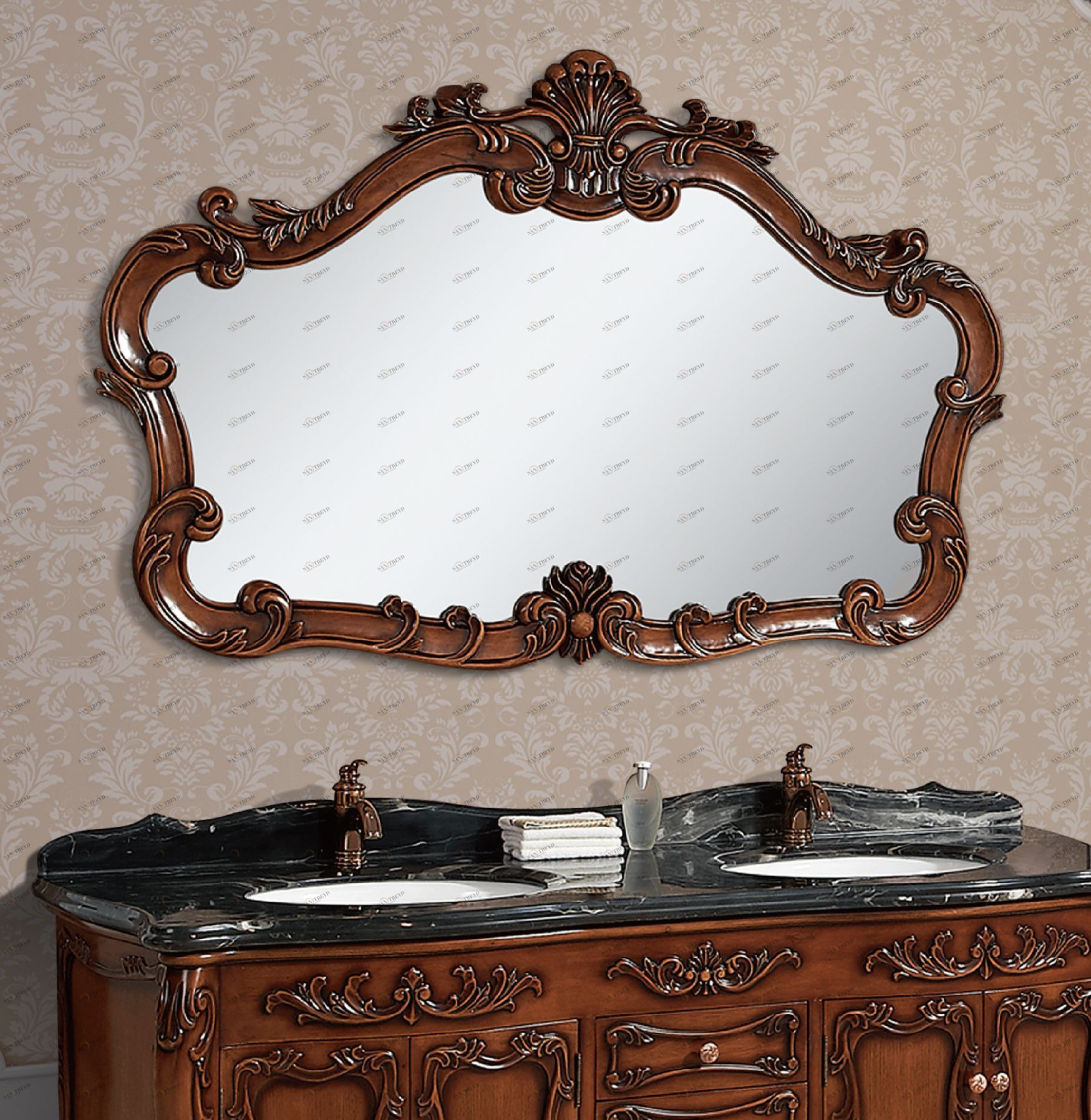 Зеркало LAMBETH арт. BDF-18 Орех Tessoro BDF18MN