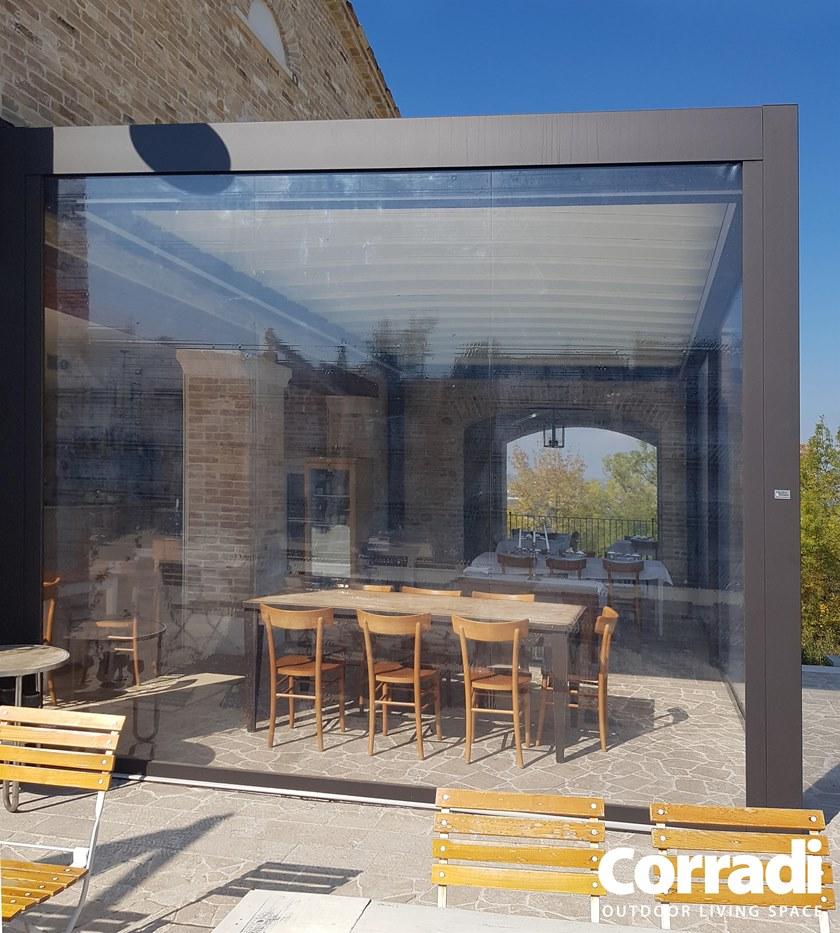 Corradi Алюминиевая пергола со сдвижной крышкой Pergotenda® sun-id-1357764 - Вид №4