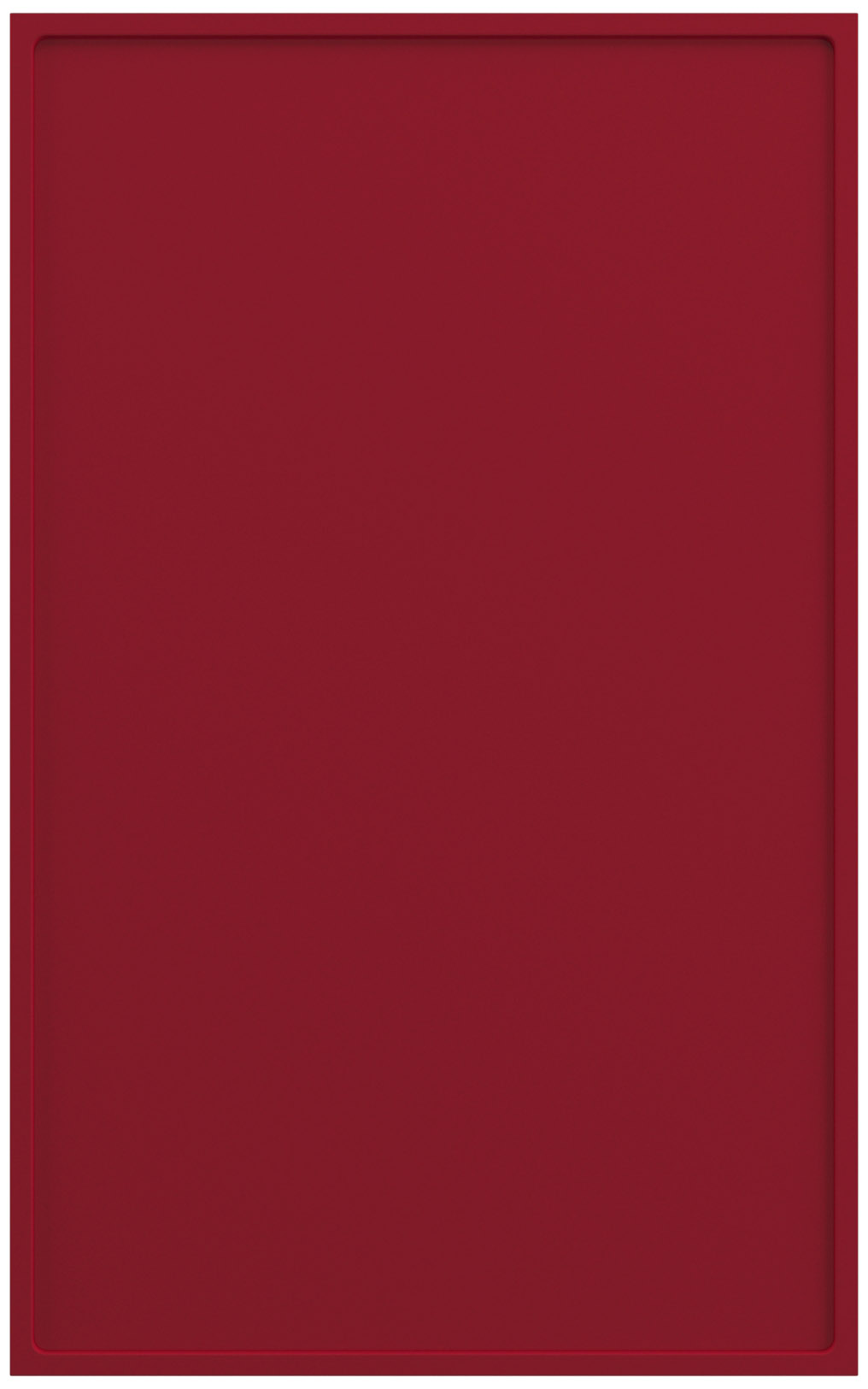 Фасады для кухни Модерн Фрезеровка «Алабама» Красный глянец №217 SIDAK SIST810-14