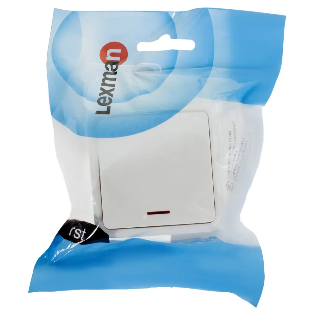 Выключатель LEXMAN с подсветкой — стильное решение для современного интерьера 81930566 First 1 STLM-1107712 - Вид №3