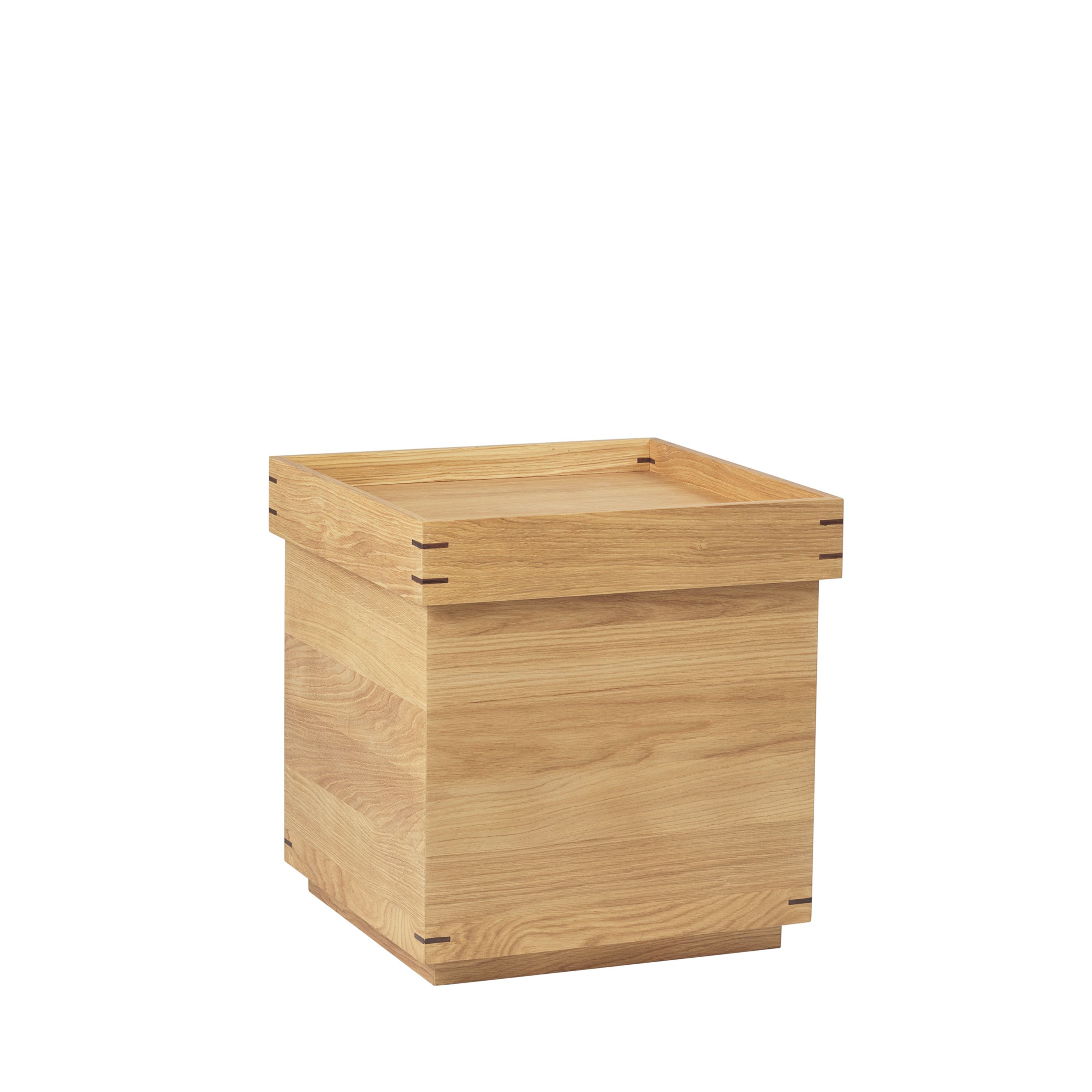 Квадратный журнальный столик из дуба Kristina Dam Studio Japanese ARCH-00050659 - Вид №1