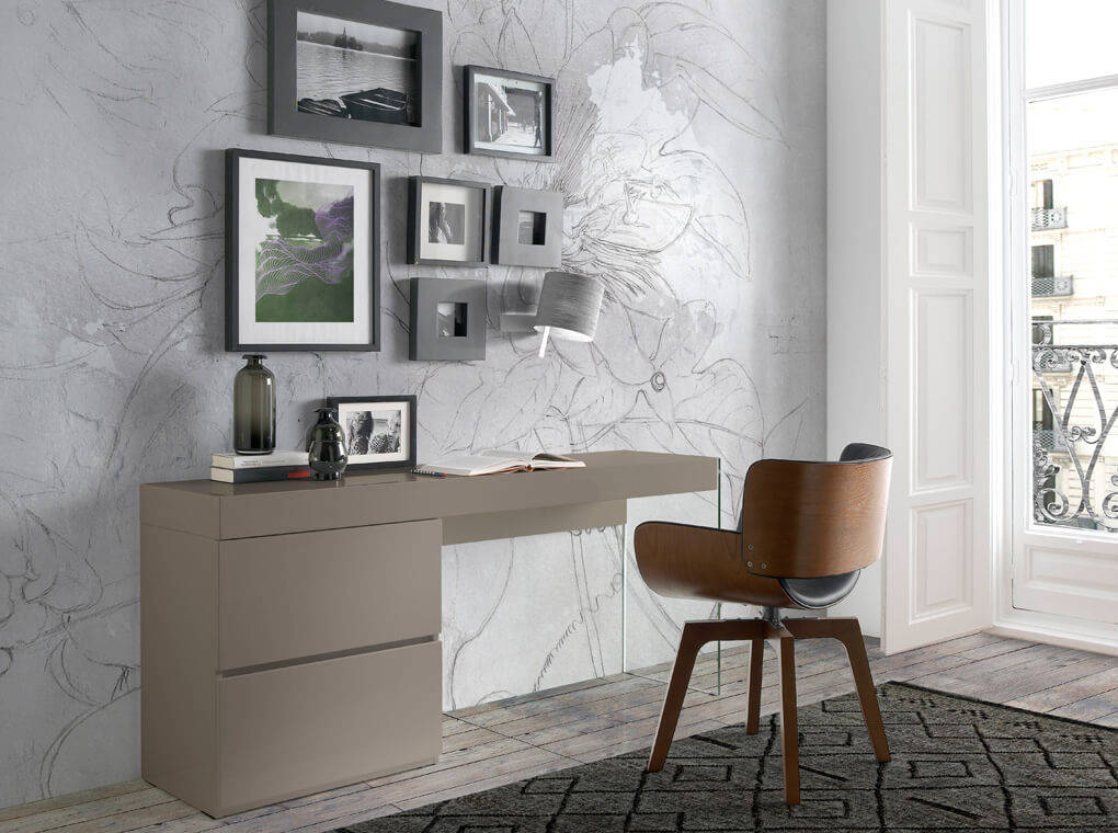 Письменный стол белый с ящиками Personalidad от Angel Cerda ANGEL CERDA  345216 Белый  - Вид №2