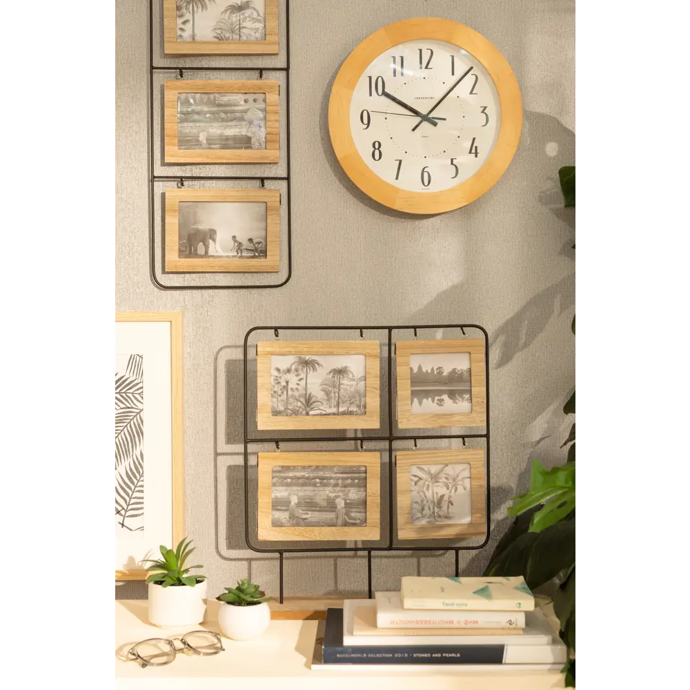 Часы настенные Troykatime ø30 см цвет светлое дерево NEO-CLASSIC STLM-2014993 - Вид №4