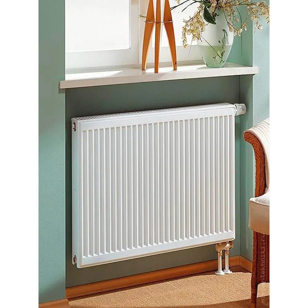 Радиатор панельный Kermi Profil FTV120501001R2Z 22 500x1000 нижнее правое подключение сталь белый STLM-2076409 - Вид №1