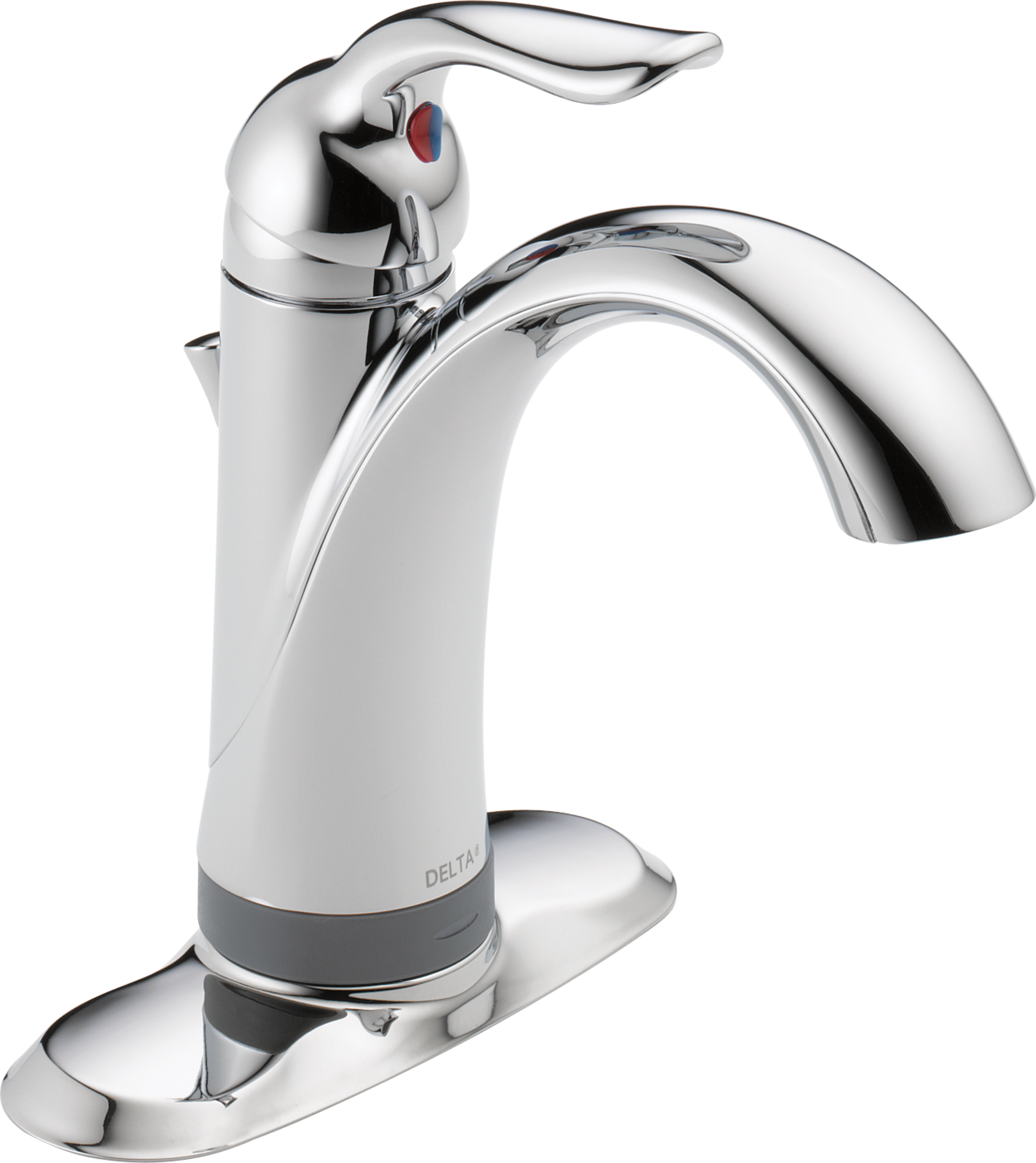 538T-DST Смеситель для ванной с одной ручкой с технологией Touch2O.xt® Delta Faucet Lahara Хром  - Вид №3