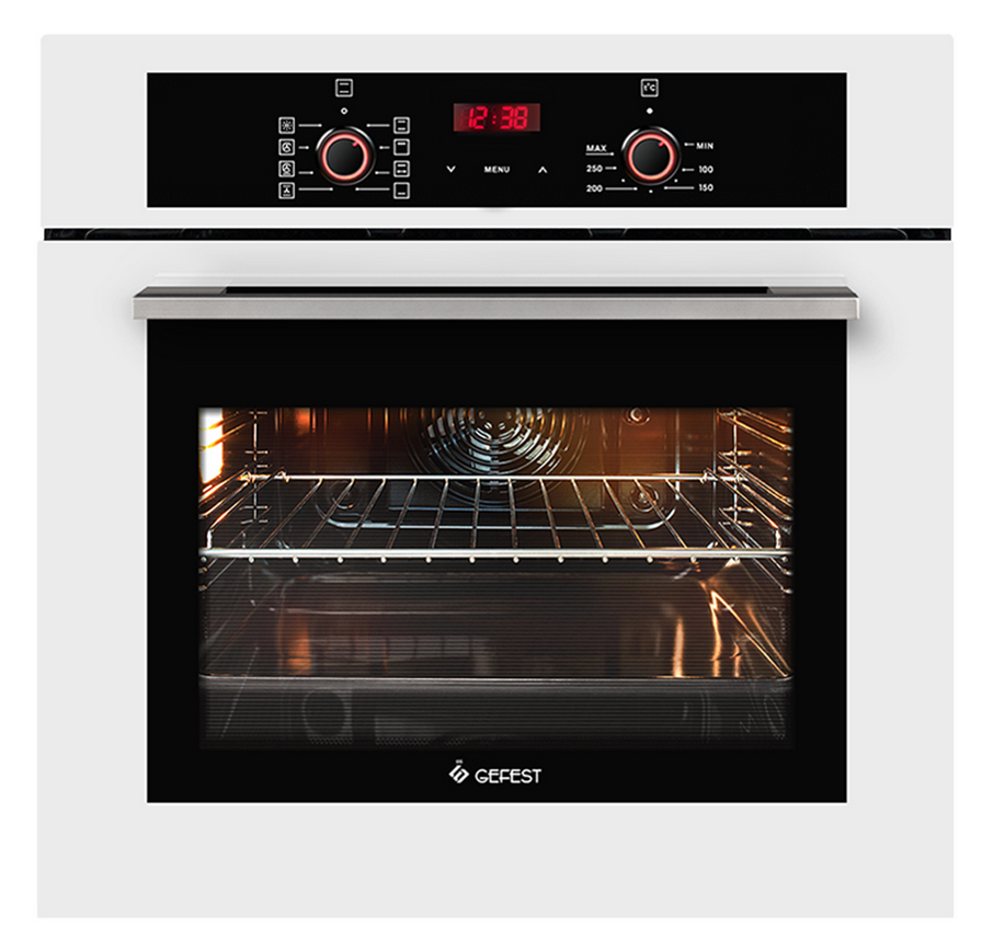 9066590 Электрический духовой шкаф Gefest ЭДВ ДА 622-03 РБ1 белый STDN-0032727 - Вид №1