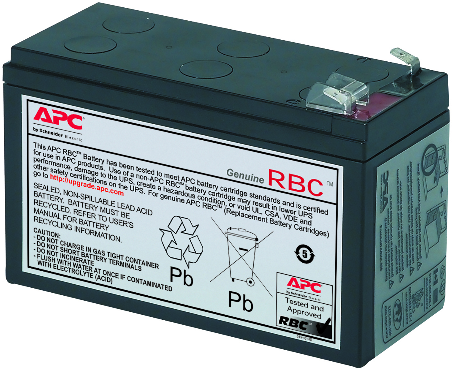 RBC17 replacement battery cartridge #17 APC Santreyd 