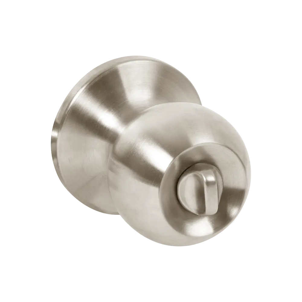 Шаровая ручка-кноб Фабрика замков с фиксатором, никель 89347012 STLM-1397726