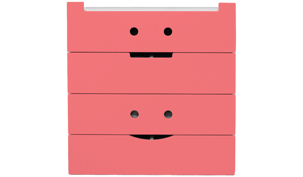 Комод детский с 4 ящиками и декором "Близнецы Валли и Вилли" МАНДАРИН ЧУДИКИ 178772 Зеленый Santreyd  - Вид №2