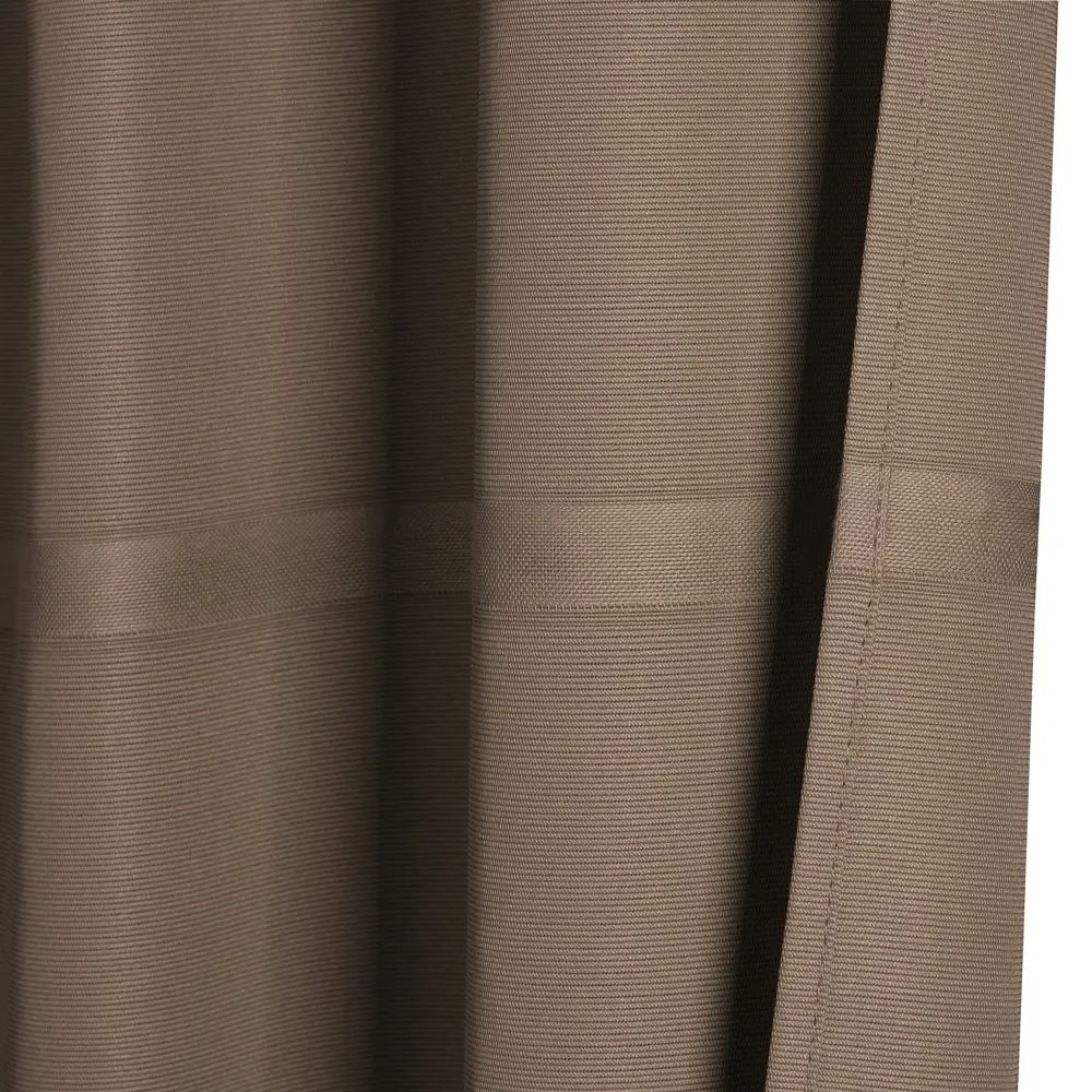 Штора на ленте 140x260 см цвет бежевый GARDEN STLM-2107695 - Вид №4