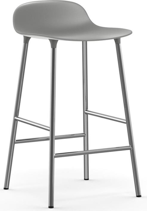 603157 Барный стул 65 см Серый хром Normann Copenhagen Form