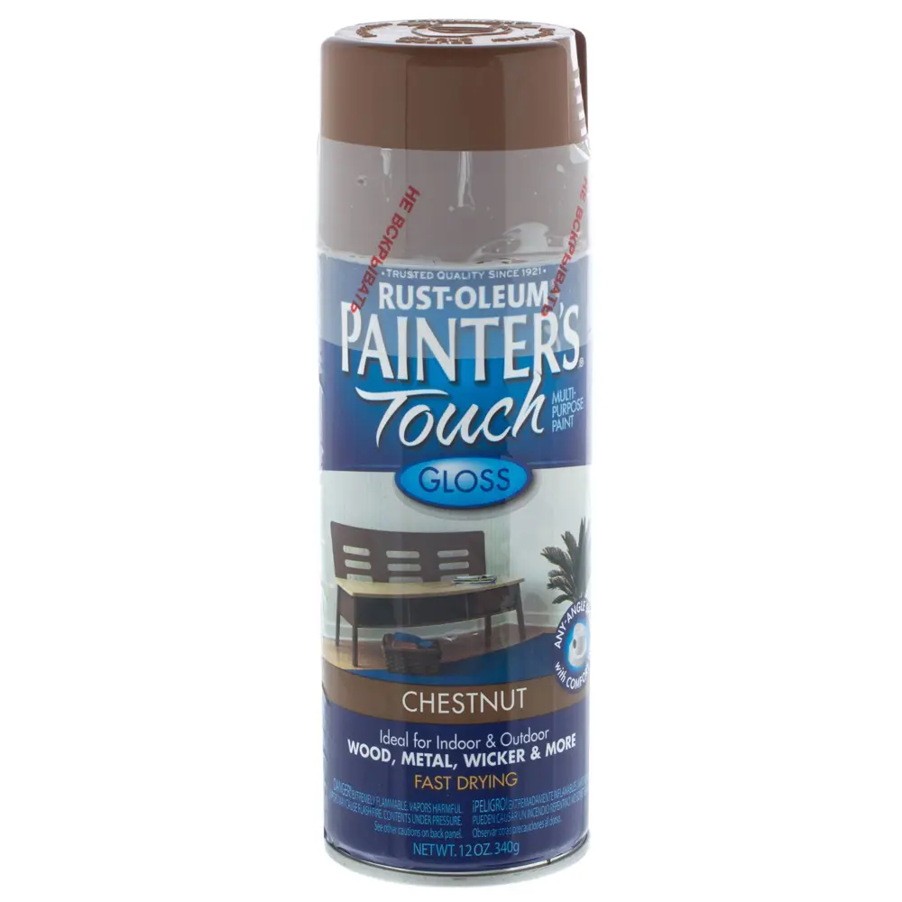 Краска аэрозольная Paint Touch глянцевая цвет каштановый 340 г 13557107 STLM-2179522 RUST-OLEUM 