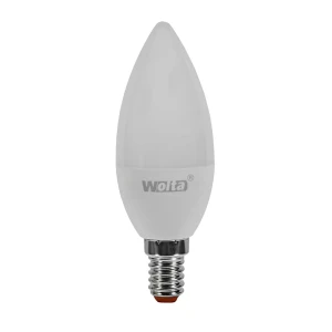 Лампа светодиодная Wolta simple свеча E14 6 Вт 500 Лм свет тёплый белый