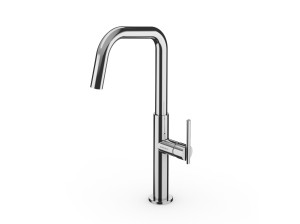 Однорычажный смеситель для кухни с поворотным изливом