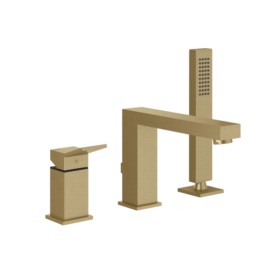 Смеситель для ванны-смеситель для душа 53037 726 Gessi Rettangolo k ТЕПЛАЯ БРОНЗА BR. PVD 53037726