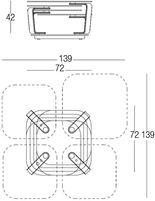 NAOS Раздвижной журнальный столик sun-id-1376848 - Вид №10