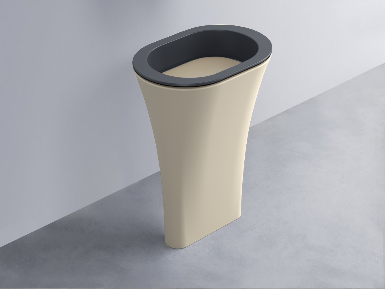 AMLA65-BA+AMPILO-AV+AMCOLO-LN Раковина Amedeo Ovale отдельностоящая cielo Enjoy + Amedeo Ceramica Cielo