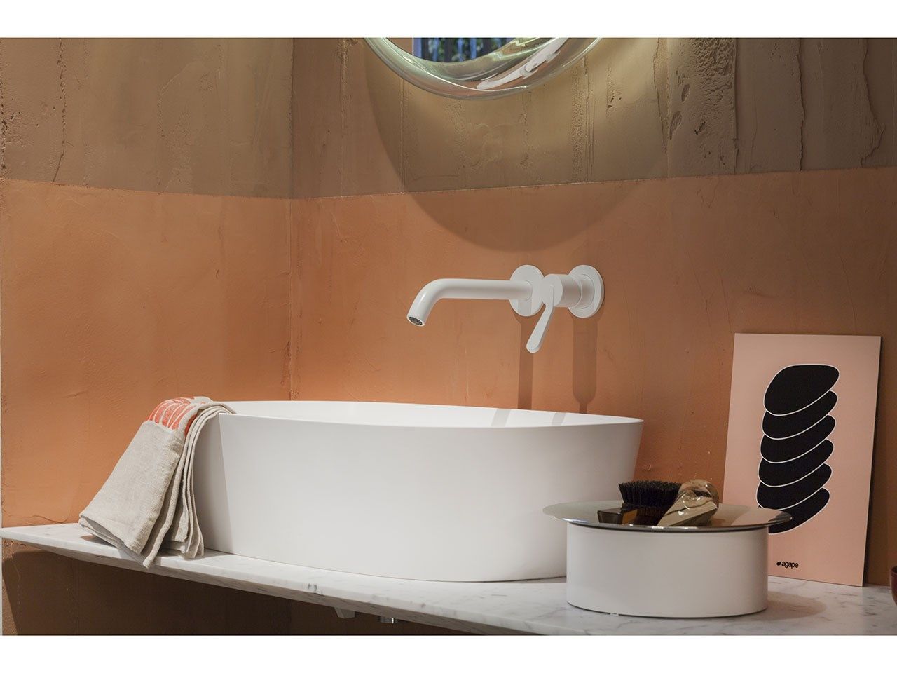 Овальная столешница из Cristalplant® Agape Neb ARCH-00126058 - Вид №1