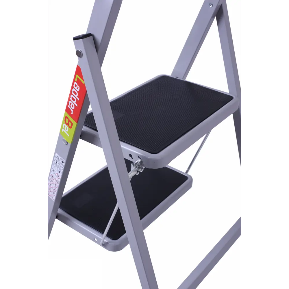 Стремянка LADDERBEL с деревянным декором - 2 ступени, нагрузка 150 кг 89364948 STLM-1330813 - Вид №2