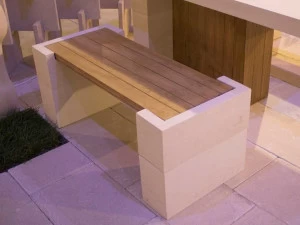 PIMAR Садовая скамейка из камня Лечче Prua Ca97